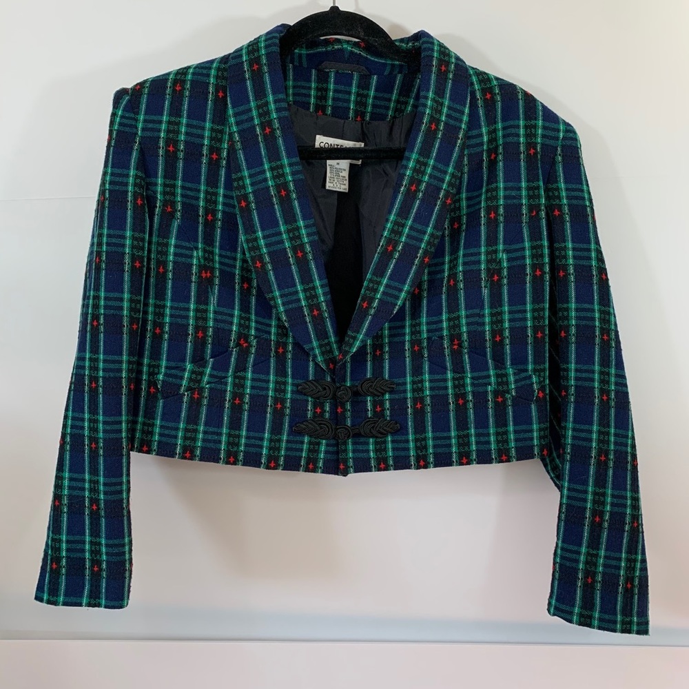 Vintage Cropped Blazer